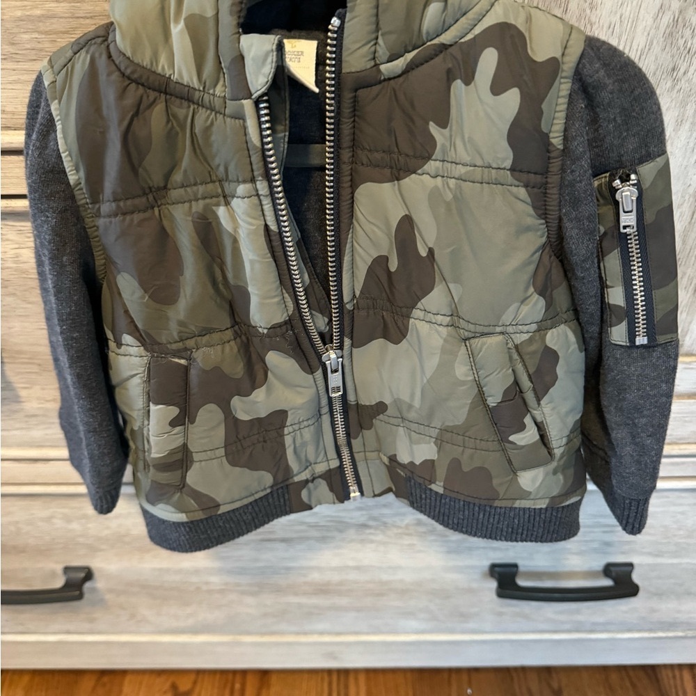 Tucker + Tate Camo and Gray Boy’s Winter Jacket. 9M